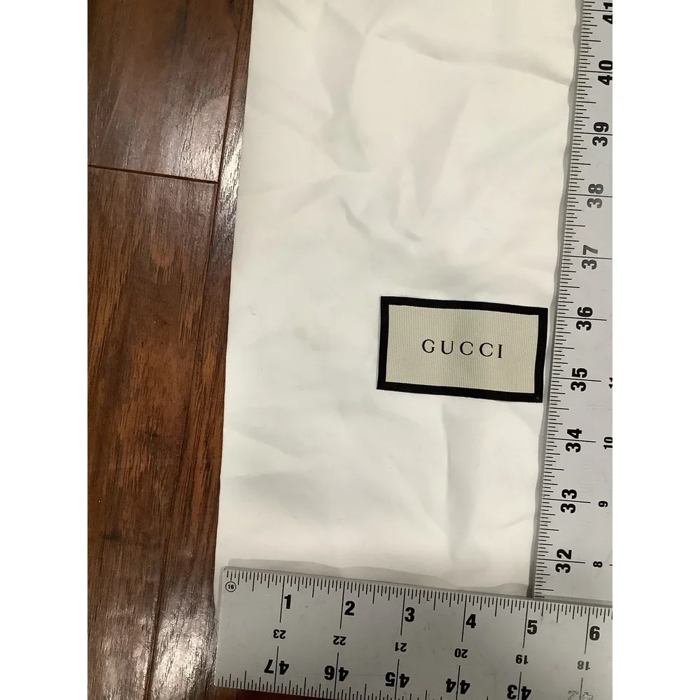 2 Gucci Dust Bag Storage Cover  Drawstring White